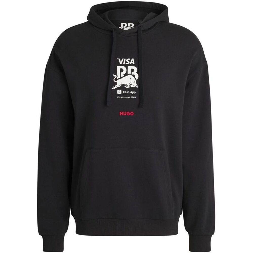 Hugo Mens Vcarb Racing Bulls Back Print Hoodie / Black
